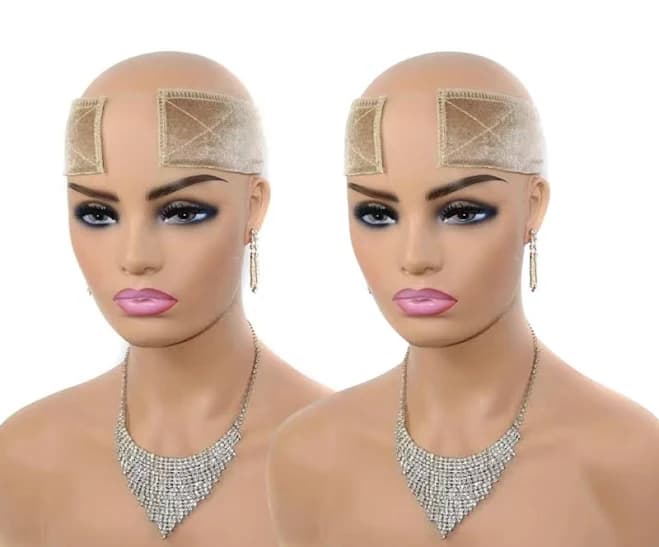Non Slip Lace Wig Grip Band Velvet Wear & Go Glueless Wigs Beige
