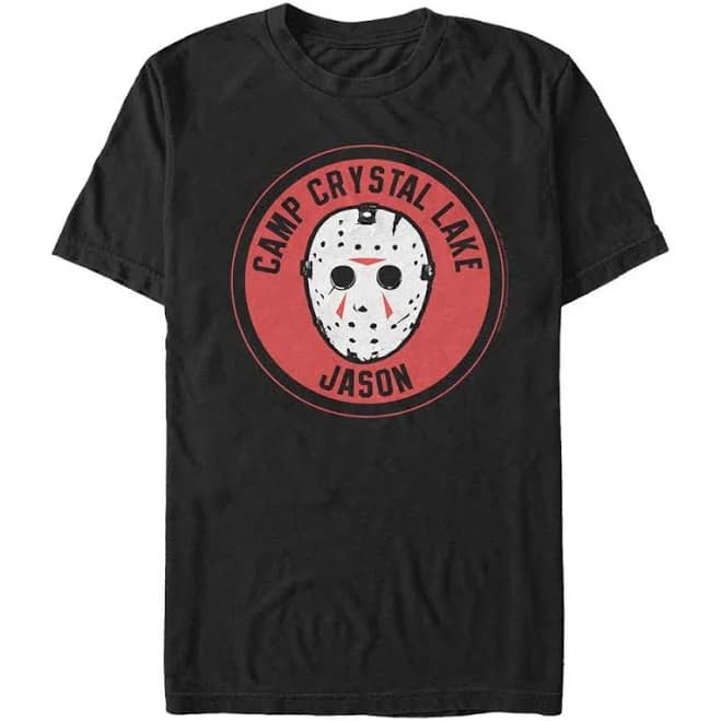 Shopify Product: Friday the 13th Jason Patch T-Shirt - Unleash Your Horror Style S