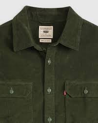 Jackson Worker Corduroy Overshirt - Green | Levi's® DE