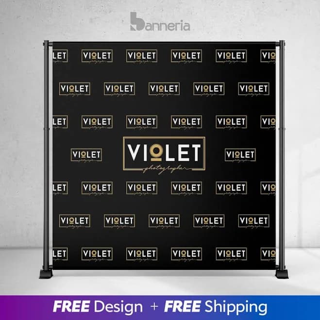 Custom Event Backdrop, Personalized Party Banner, Printed Vinyl