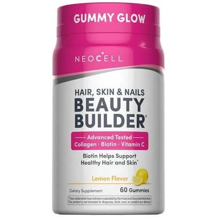 NeoCell Hair, Skin & Nails Beauty Builder 120 Lemon Gummies