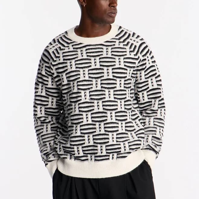 Fashion Nova Men's Forward Crewneck Sweater