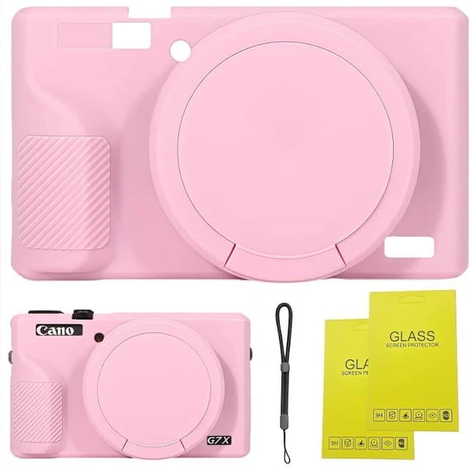 SZHSYJY Soft Silicone Case for Canon PowerShot G7 x Mark III Digital Camera