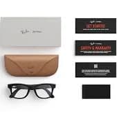 Ray-Ban Meta Wayfarer (Gen 2) Large Matte Black Clear Lenses