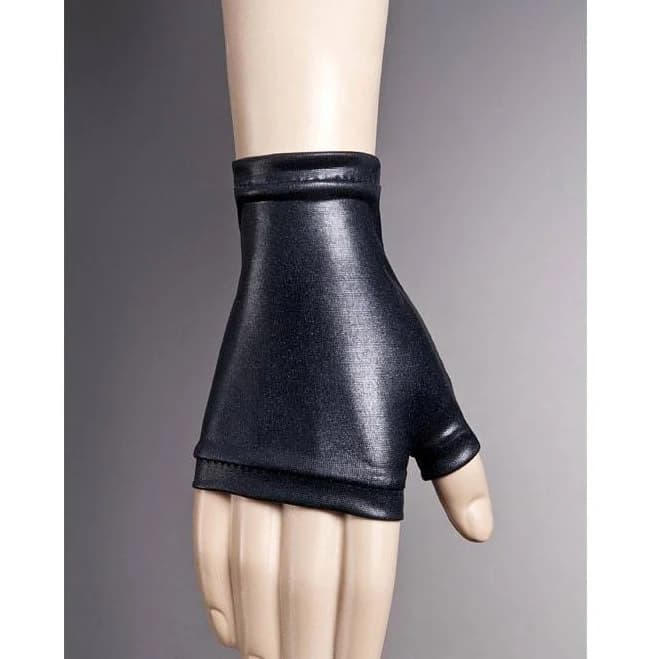 Women's Steampunk Leather Fingerless Gloves