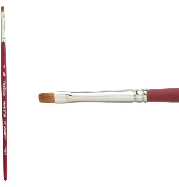 Princeton Velvetouch Mixed Media Brush Chisel Blender 2