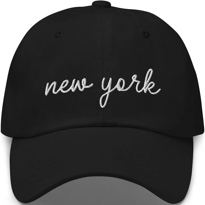 New York Script Dad Hat