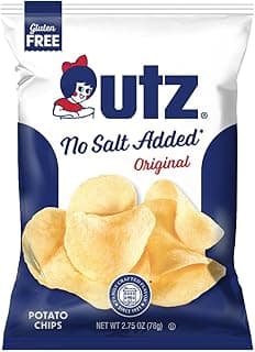 No Salt Added Potato Chips – 2.75 oz Bags (14 Count) – Classic Crunch with Simple, Fresh Potato Flavor – Snack Pack for Lunches, Road Trips, and Everyday Snacking