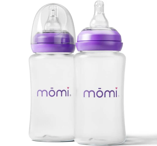 mōmi Breast-Like Baby Bottle 2-sets