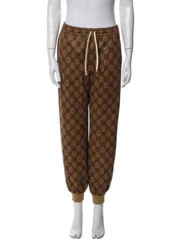 Gucci Women's GG Technical Jersey Trackpants