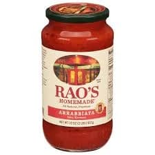 Rao's Homemade All Natural Spicy Arrabbiata Pasta Sauce