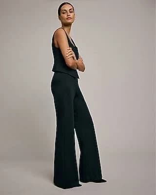 Express Women's High-Waisted Pull-On Ponte Trousers