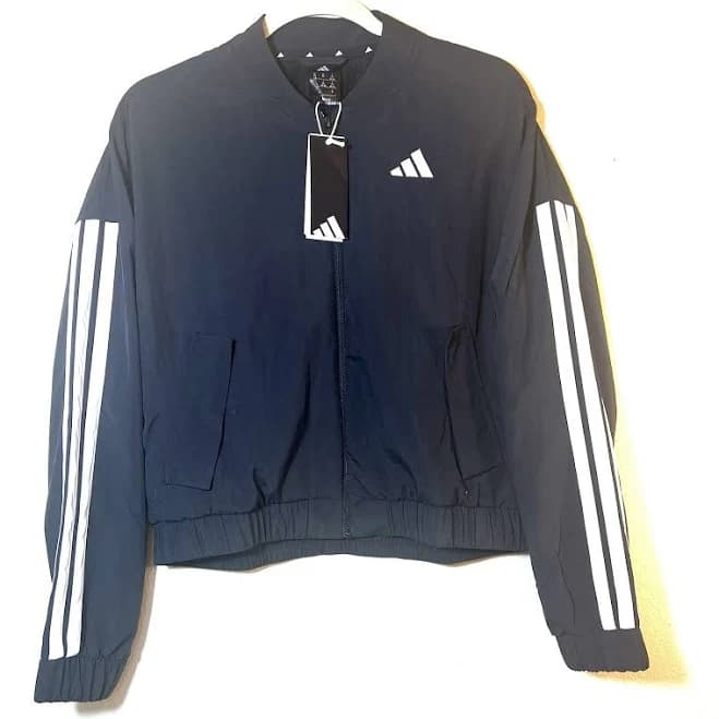 adidas Women's Essentials 3-Stripes Lifestyle Woven Bomber Jacket