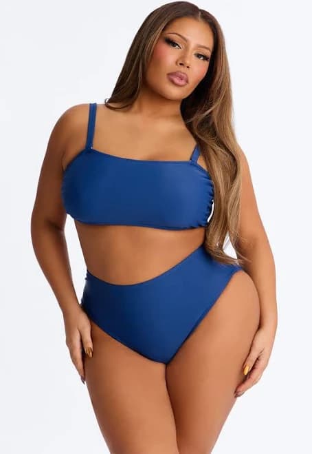 Fashion Nova Women's Maui Bandeau Bikini Top