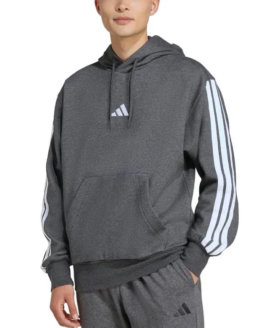 Adidas Men's Essentials Fleece 3 Stripes Sweatshirt