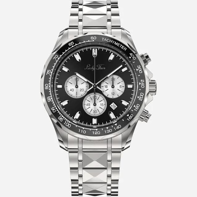 Lucky Fours Men's Chronometer Quartz Watch