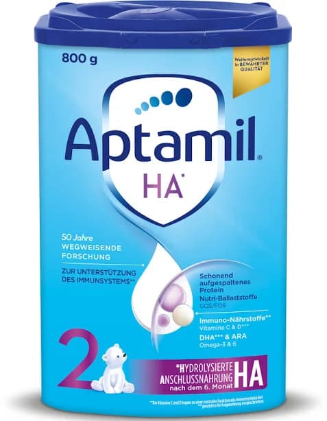 Aptamil Hypoallerginic Formula Milk HA 2 (800g) | Made in Germany
