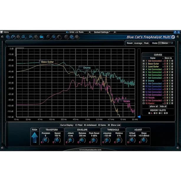 Blue Cat Audio FreqAnalyst Multi Spectrum Analysis Tool Software Download