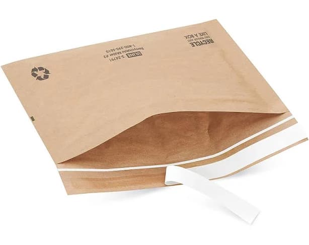 ULINE Kraft Recyclable Padded Mailers
