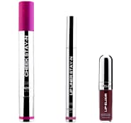 Sacheu Blushberry Bundle — High Pigment, Buildable, Long Lasting Luminous Glow in a Lightweight, Dewy Finish — Includes Lip Liner, Lip Elixir, & Cheek