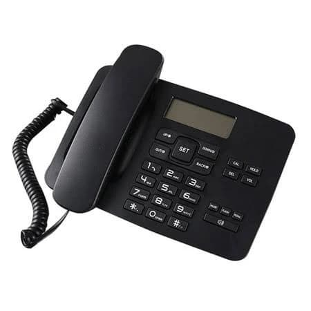 Corded Phone for Home/Office/Hotel Landline Telephone with Speakerphone Caller, Black