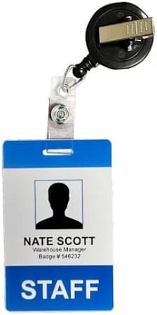 Custom Printed Full Color ID Badge