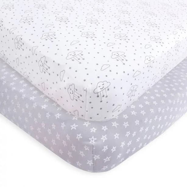 Hudson Baby Fitted Crib Sheets