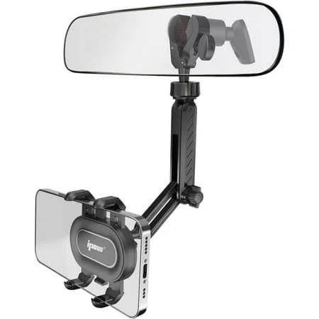 Ipow Rear View Mirror Phone Holder