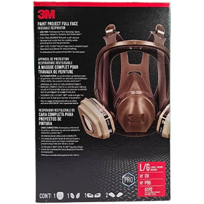 3M Full Face Paint Project Respirator