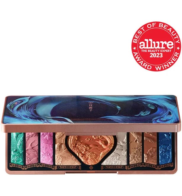 Floral Engraving Phoenix Makeup Palette