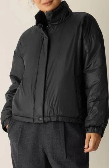 Eileen Fisher Women's Stand Collar Puffer Jacket