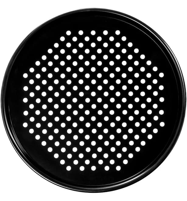 BBQGuys Signature 13-Inch Non-Stick Perforated Pizza Pan