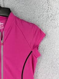 Skirt Sports Cycling Jersey Womens Extra Small Pink 1/2 Zip Short Sleeve V-Neck | eBay