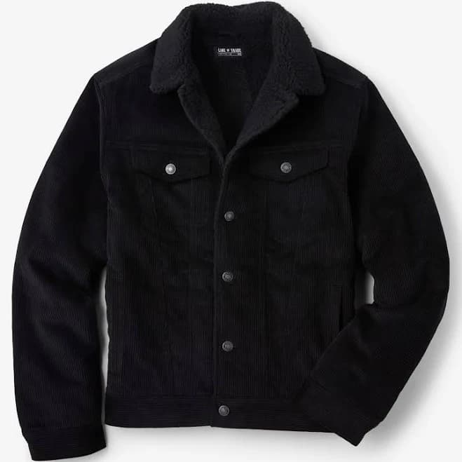 Line of Trade Montana Fleece-Lined Corduroy Trucker Jacket