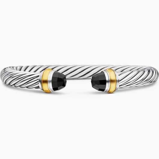David Yurman Cable Bracelet in 14K Gold/Sterling