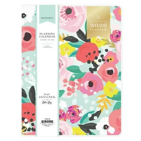 Blue Sky Day Designer Monthly Planner Calendar