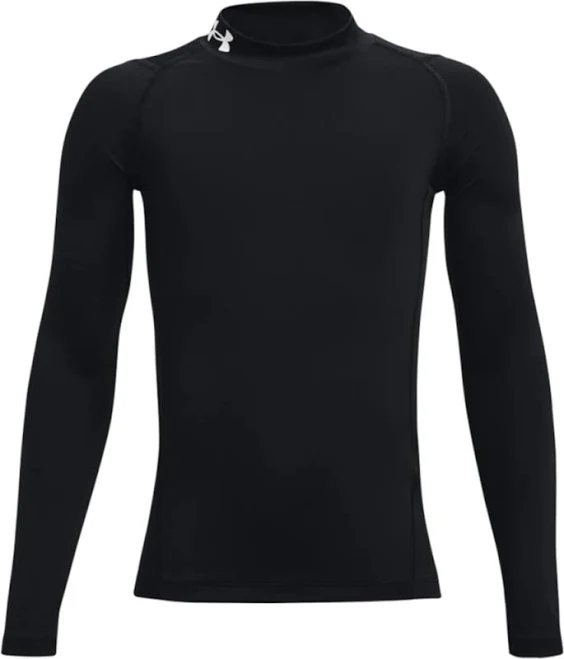 Under Armour Boys' HeatGear Mock Long Sleeve T-Shirt