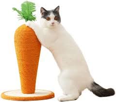2023 Top Seller New Carrot Shape Sisal Rope Vertical Cat Climbing Frame Indoor Kittens Scratch Toy for Grinding Claws| Alibaba.com