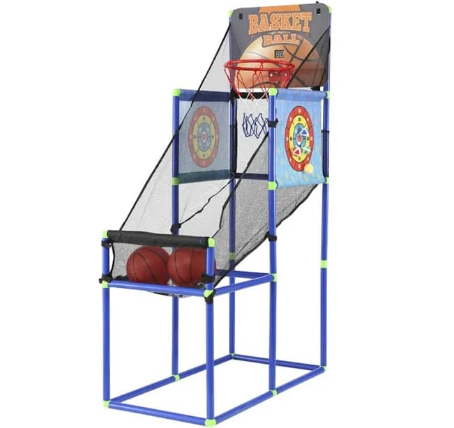Trimate 2-in-1 Arcade Basketball Hoop Game