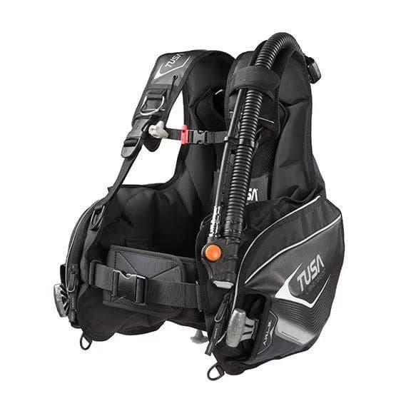 TC1 Package - TUSA Liberator TC1 Dive Gear Set Black / Extra Large