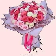 Ramo Buchon Pink and White