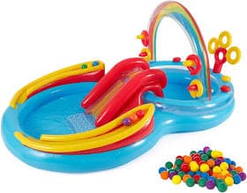 Intex Rainbow Ring Inflatable Play Center Pool
