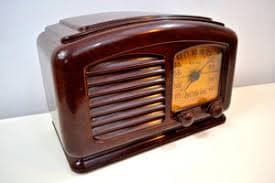 1948 Airline Model 84BR-1507 AM Brown Marbled Bakelite Antique Radio – Retro Radio Farm