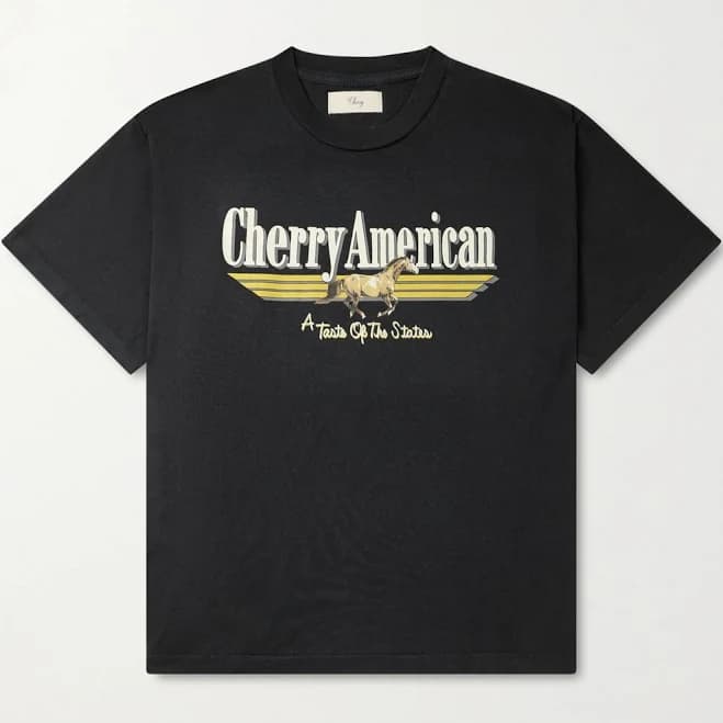 Cherry Los Angeles Cotton T-Shirt