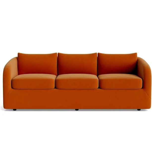 Amelia Sofa Asbury Charcoal Gray Modern