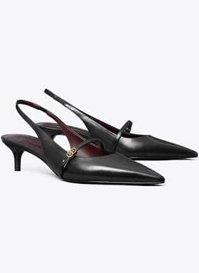 Tory Burch Women's Double T Buckle Mary Jane Pumps