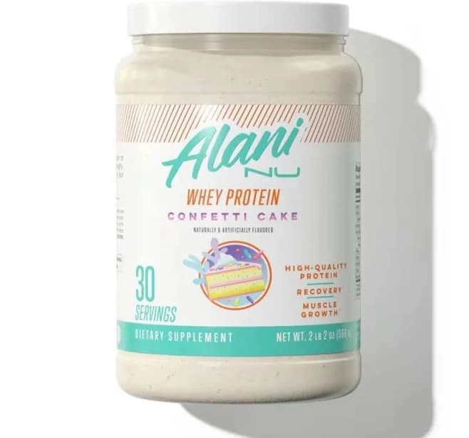 Alani Nu Whey Protein powder