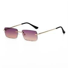 Amazon.com: XINXIN Square Small Frame Metal Men's and Women's Sunglasses, Outdoor Holiday Driving Glasses (Color : D, Size : Medium) : Clothing, Shoes & Jewelry