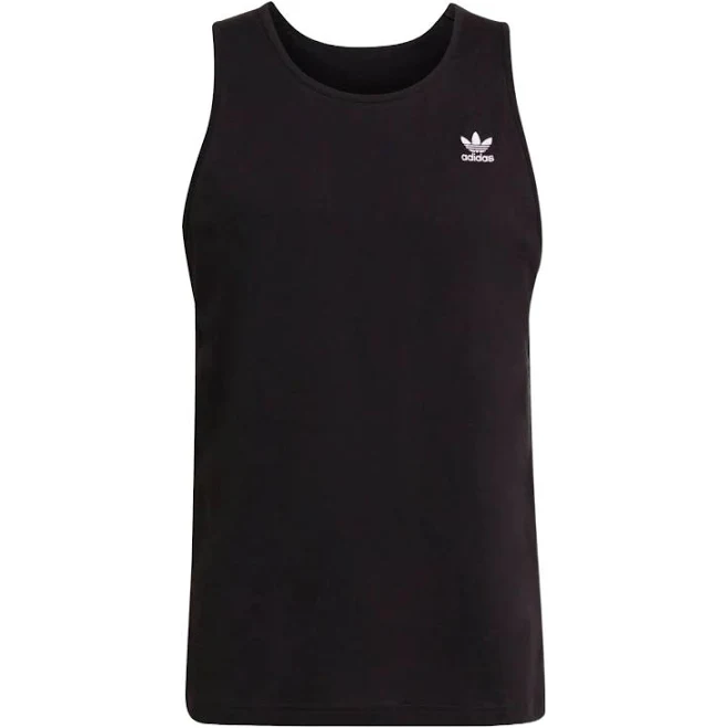 adidas originals solid color micro mark sports training breathable vest black h35498