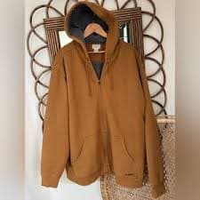 L.L. Bean | Jackets & Coats | Mens Tall Vtg Chore Ll Bean Plaid Lined Corduroy Collar Barn Jacket Xxl | Poshmark